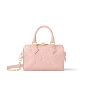 Louis Vuitton Speedy Bandoulière 20 Monogram Empreinte Opal Pink 20.5cm M47136