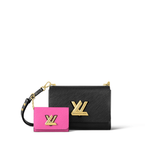 Louis Vuitton Twist Pm 19Cm Black And Pink M59885