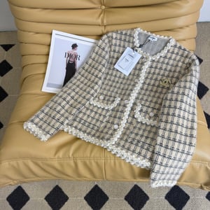 Chanel Elegant Check Tweed Jacket