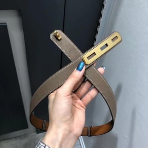Hermes O'Kelly 24 Belt H07960 Grey