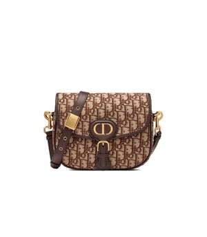 Dior Medium Bobby Bag Brown Oblique Jacquard