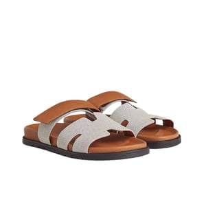 Hermes Chypre Sandal Prunoir Canvas Natural