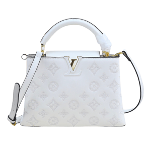 Louis Vuitton Capucines White 27Cm
