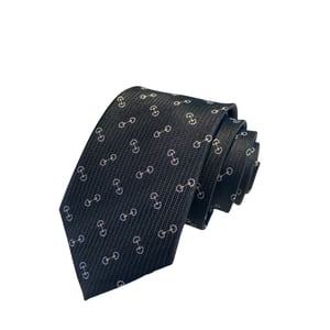 Gucci Horsebit Pattern Silk Tie For Men