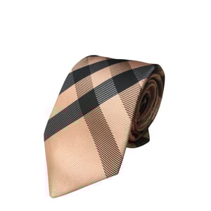 Burberry Nude Nova Check Silk Tie For Men