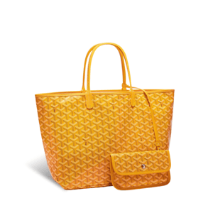 Goyard Saint Louis Pm 34Cm Yellow Canvas Chevroches Calfskin