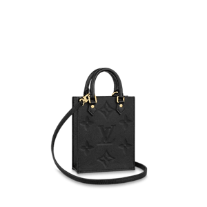 Louis Vuitton Petit Sac Plat 17Cm Black