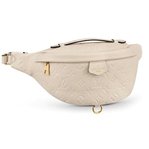 Louis Vuitton Bumbag Monogram Empreinte Creme 23cm/9in