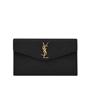 Saint Laurent Uptown Pouch In Grain De Poudre Embossed Leather