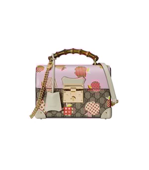 Gucci Les Pommes Padlock Small Bag Pink