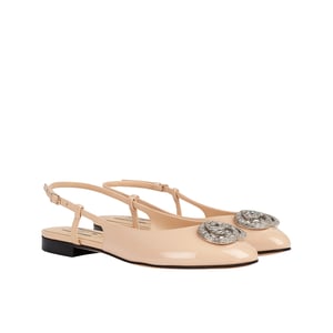 Gucci Women'S Ballerina With Double G Pale Pink 762765 Bnc00 6705