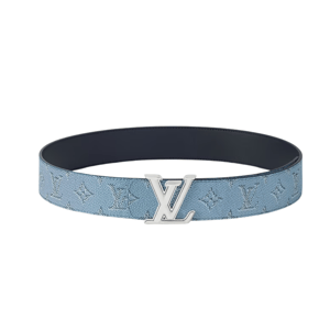 Louis Vuitton LV Silver Dimension 40mm Reversible Men Belt M4134U
