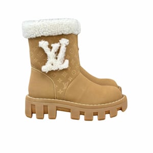 Louis Vuitton Ankle Boots In Bronze Brown