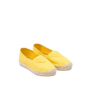 Prada Cotton Drill Espadrilles Yellow 1S839M3Lkef0377F_020