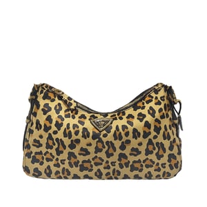 Prada Leopard Luxe Shoulder Bag 31cm