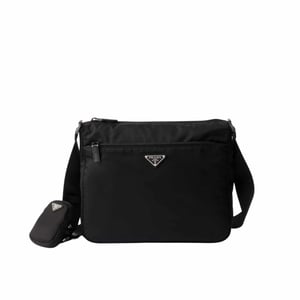 Prada Re Nylon Bag Black 30Cm