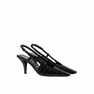 Gucci Women?S Crocodile Print Pump Black 674666 Ukq00 1000