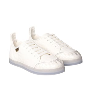 Fendi Corda Low Top Sneaker Tess Canvas White 8E7083Abn4F0Qa0