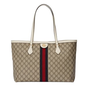 Gucci Ophidia GG Medium Tote White
