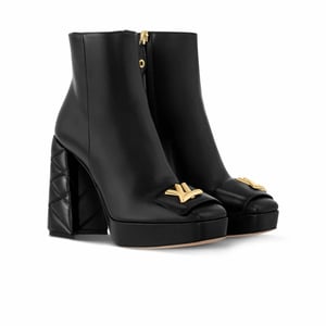 Louis Vuitton Shake Platform Ankle Boot Black 1Acixt