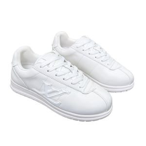Louis Vuitton LV Trainer Triple White Sneakers – Clean All White Leather – Women’s Shoes