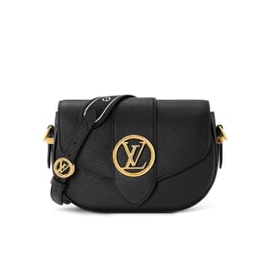 Louis Vuitton Pont 9 Soft Mm Black 25Cm M58967