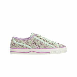 Gucci Tennis 1977 Sneaker Green And Lilac 782359 Fabzz 8641
