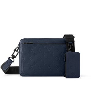 Louis Vuitton Navy Blue Trio Messenger For Men 25cm M14785