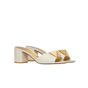 Valentino Garavani One Stud Heeled Sandals White Ws0El3Cyii16