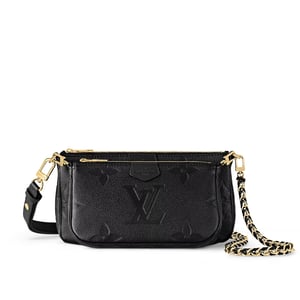 Louis Vuitton Multi Pochette Accessoires 25Cm Black Noir