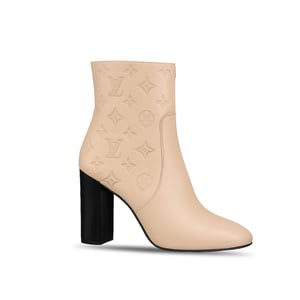 Louis Vuitton Silhouette Ankle Boot Beige