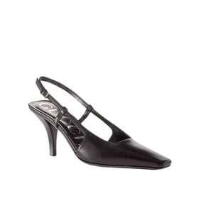 Gucci Women'S Slingback Square Toe Pumps Black