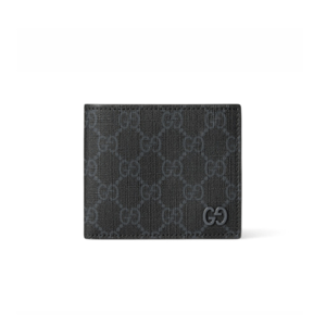 Gucci Grey Interior Bi-Fold Wallet Grey 4.3in/11cm For Men