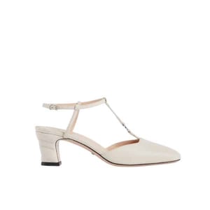 Gucci Women'S Petite Gg Slingback Pump ?White ?723446 Bko00 9049