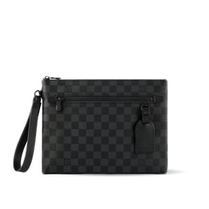 Louis Vuitton Takeoff Bag Damier Black 30Cm N40505 For Men