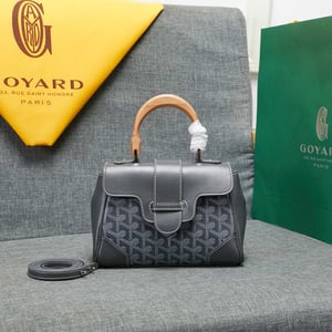 Goyard Saigon Souple Mini Bag Grey Canvas 20cm