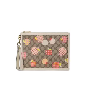 Gucci Les Pommes Zip Pouch
