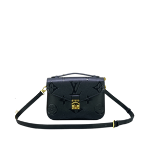 Louis Vuitton Pochette Metis Black 25Cm