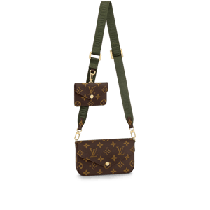 Louis Vuitton F Licie Strap Go 17Cm Green