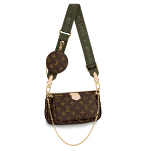 Louis Vuitton Multi Pochette Accessoires Khaki 24Cm M44813
