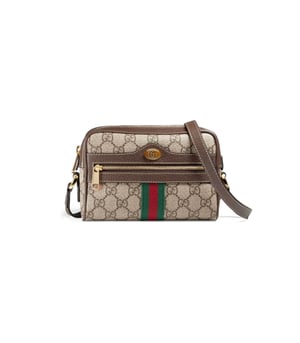 Gucci Ophidia GG Supreme Mini Bag Beige