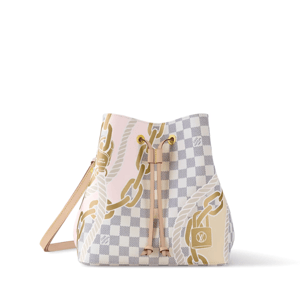 Louis Vuitton Neonoe Mm Damier Azur Coated Canvas 25Cm N40474