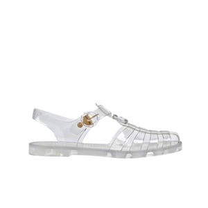 Gucci Sandal With Double G Silver 674133 Jfm00 8300