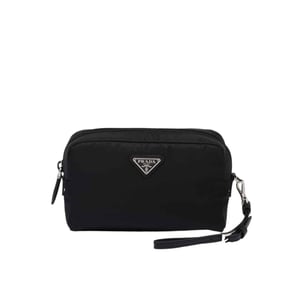 Prada Re Nylon Toiletry Bag Black 16Cm