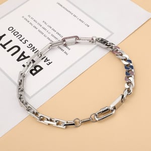Louis Vuitton Silver Chain Necklace