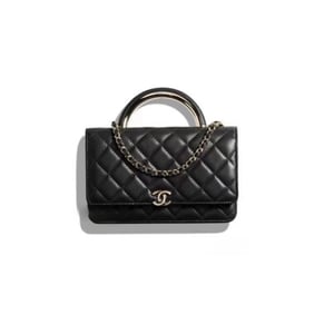 Chanel Wallet On Chain Top Handle Lambskin WOC