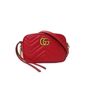 Gucci GG Marmont Matelasse Mini Bag Red