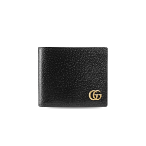 Gucci Marmont Bi-Fold Wallet Black 4.3in/11cm For Men