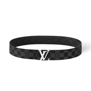 Louis Vuitton LV Silver Initiales 40mm Reversible Men Belt M0107T