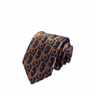 Dior Oblique Monogram Silk Tie For Men